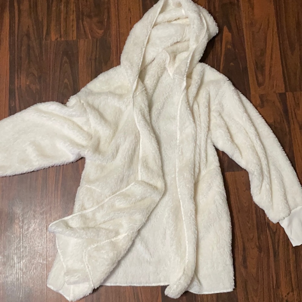 Fuzzy cardigan